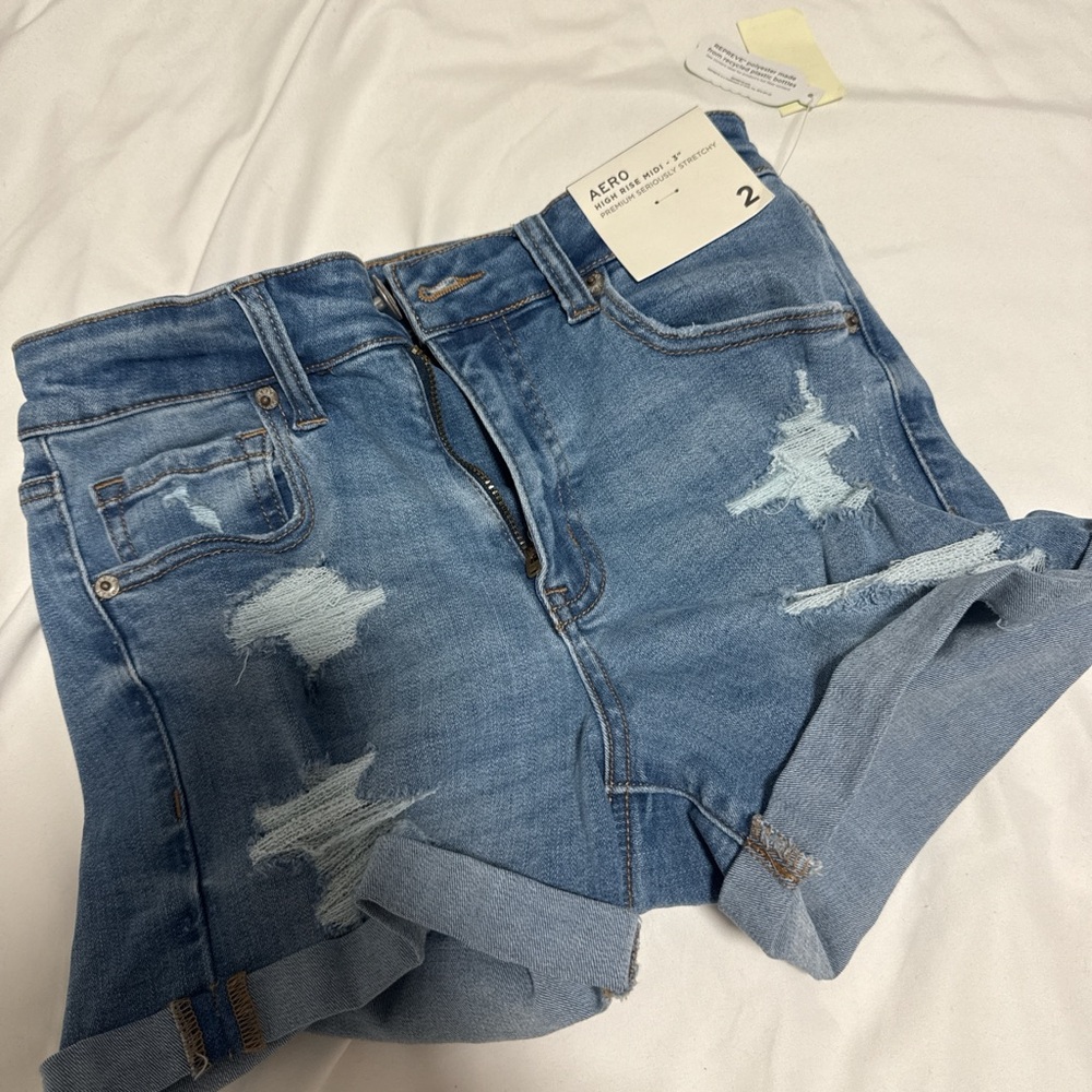 Aeropostale Light Blue Distressed Jeans
